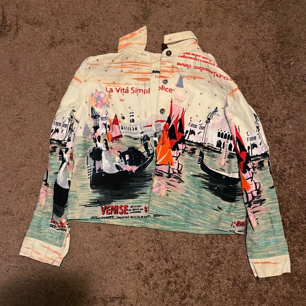 Artistic Parisian Button Up Jacket/Shirt